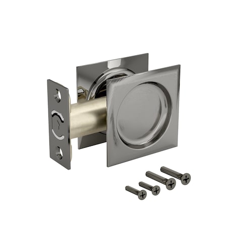 Richelieu 2 716inch 62 mm Square Pocket Door Passage Pull, Antique Nickel 17SAN10