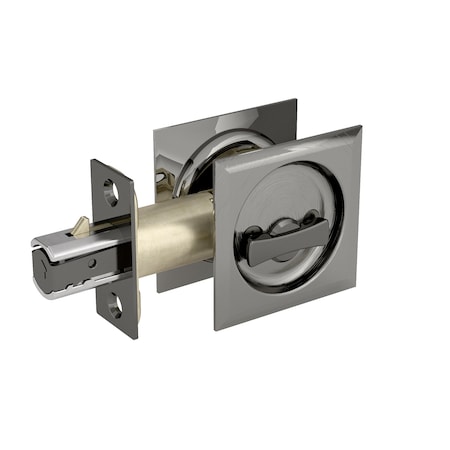 Richelieu 2 716inch 62 mm Square Pocket Door Privacy Pull, Antique Nickel 17SAN42