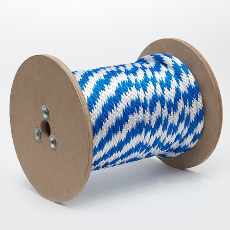 Kingcord 5/8 in. x 200 ft. Blue/White Solid Braid Polypropylene Derby Rope 300511TV