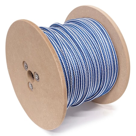 Kingcord 3/8 in. x 300 ft. Blue/White Marine-Grade Double Twin Braid Nylon Rope 300651