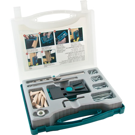 Wolfcraft 55-Piece Pocket Hole Woodjoining Kit 4643404