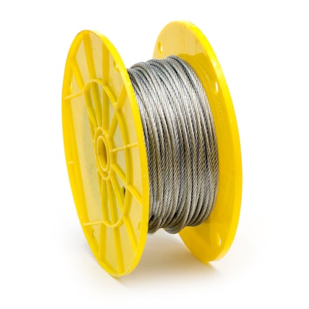 Kingchain 1/8 in. x 500 ft. Galvanized Aircraft Cable 7x7 Construction 503772