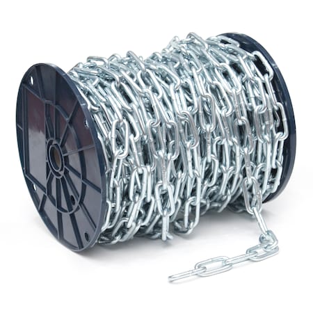 Kingchain No 2/0 x 98 ft. Zinc-Plated Straight Link Coil Chain 519182
