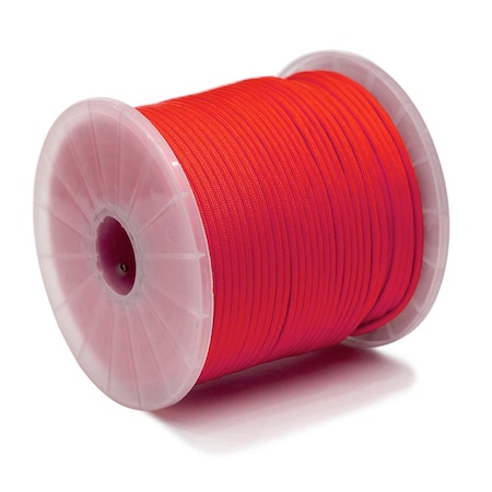 Kingcord 5/32 in. x 400 ft. Red Nylon Paracord 550 Rope - Type III Mil-Spec 644811TV