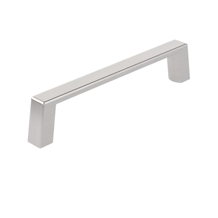 Richelieu Eglinton Collection 4-inch (102 mm) Brushed Nickel Modern Rectangular Cabinet Pull BP1076195