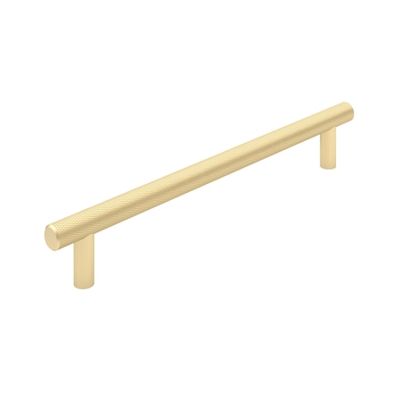 Richelieu 7 9/16-inch (192 mm) Center to Center Satin Brass Contemporary Cabinet Pull BP3060192160