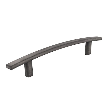 Richelieu Padova Collection 5 1/16-inch (128 mm) Antique Nickel Transitional Rectangular Cabinet Bar Pull BP650128143
