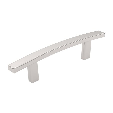 Richelieu Padova Collection 3-inch (76 mm) Polished Nickel Transitional Rectangular Cabinet Bar Pull BP65076180