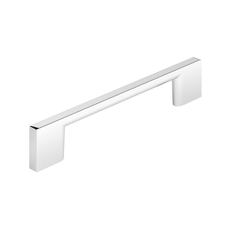 Richelieu 5 1/16 in (128 mm) Center-to-Center Chrome Contemporary Drawer Pull BP8160128140