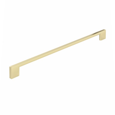 Richelieu 12 5/8 in (320 mm) Center-to-Center Satin Brass Contemporary Cabinet Pull BP8160320160