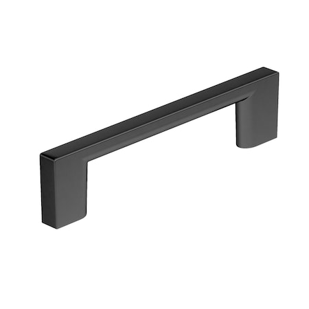 Richelieu 3 3/4 in (96 mm) Center-to-Center Matte Black Contemporary Cabinet Pull BP816096900