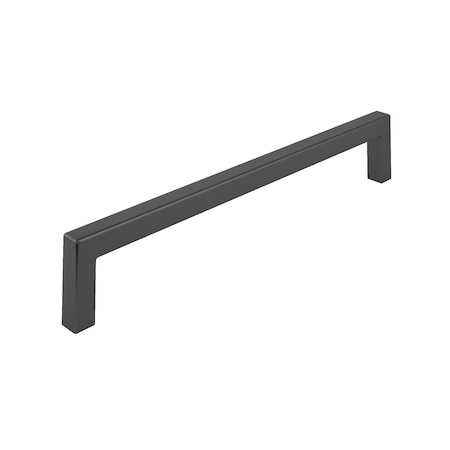 Richelieu Lambton Collection 7 9/16-inch (192 mm) Matte Black Modern Rectangular Cabinet Pull BP873192900