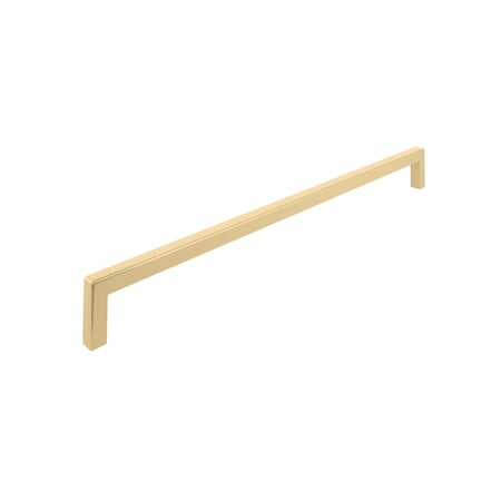 Richelieu Lambton Collection 12 5/8-inch (320 mm) Satin Brass Modern Rectangular Cabinet Pull BP873320160
