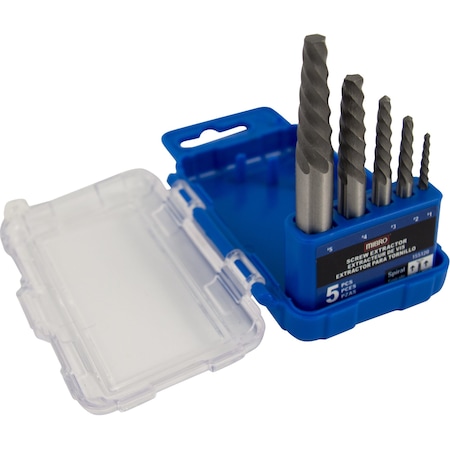 Richelieu (5-Piece) Spiral Flute Screw Extractor Kit 155120BLUE