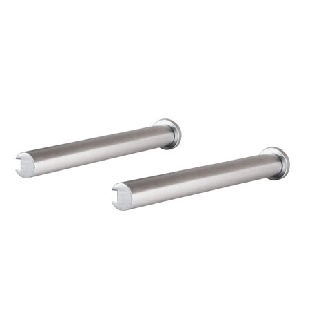 Richelieu 1 Pair 200 mm Glass Shelf Support Satin Chrome 156200174