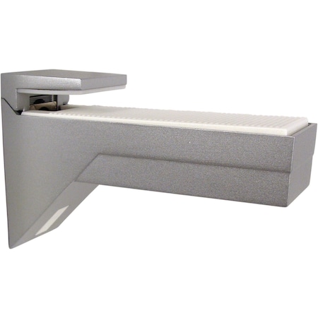 Richelieu 2-Pack Kalabrone Collection Glass Shelf Support Bracket for Glass or Wood Shelf, Satin Nickel 166210185