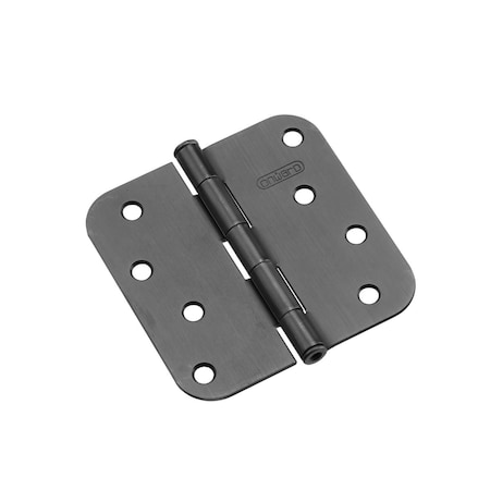 Richelieu 2Pack 4inch 102 mm Full Mortise Butt Hinge, Black 1822FBB