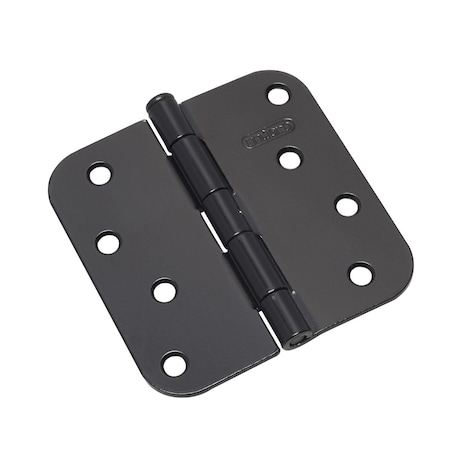 Richelieu 2Pack 4inch 102 mm Full Mortise Butt Hinge, Black 1822FBNRPB
