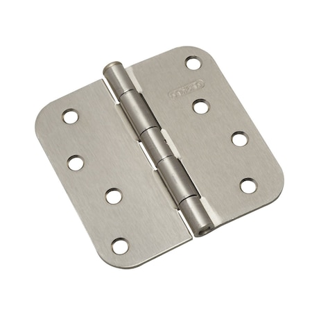 Richelieu 2Pack 4inch 102 mm Full Mortise Butt Hinge, Brushed Nickel 1822NBNRPB