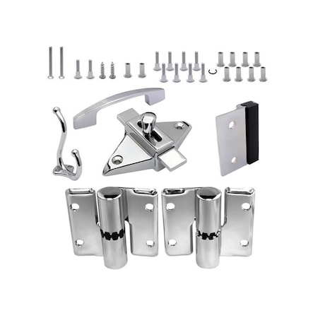 Richelieu Surface Hinge Hardware Kit for Outswing Door of 34inch 19 mm Thickness, Right 204800140