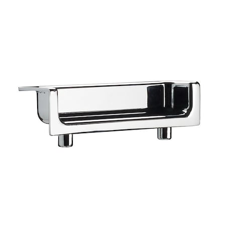 Richelieu 2 1/2 in (64 mm) Center-to-Center Chrome Contemporary Recessed Cabinet Pull 210164140
