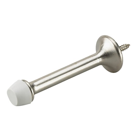 Richelieu 2Pack 3in 76 mm Rigid Door Stop, Brushed Nickel 216NBV