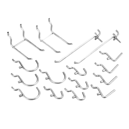 Onward GarageWorkshop Assortment of Hooks for Pegboard , Zinc, 16PK 2379R