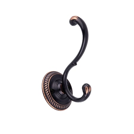 Onward 3 78inch 98 mm Classic Metal Coat Hook, Oil Rubbed Bronze Finish 238ORBV