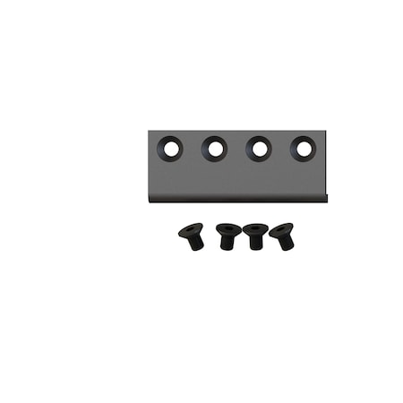 Onward Connector Plate for Biparting Doors, Black 246204500MATR