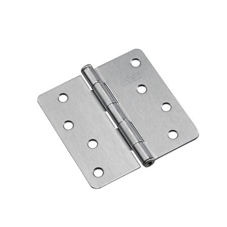 Richelieu 2Pack 4inch 102 mm Full Mortise Butt Hinge, Brushed Chrome 2822BCB