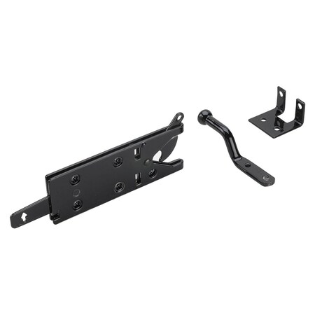 Onward 5 1116inch 145 mm Automatic Gate Latch, Black 3011FBR