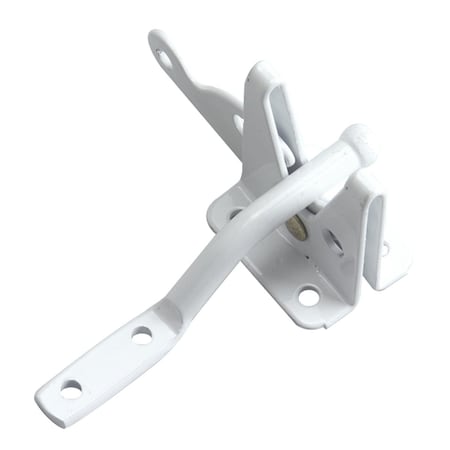 Onward 4 1316inch 123 mm Automatic Gate Latch, White 301WR