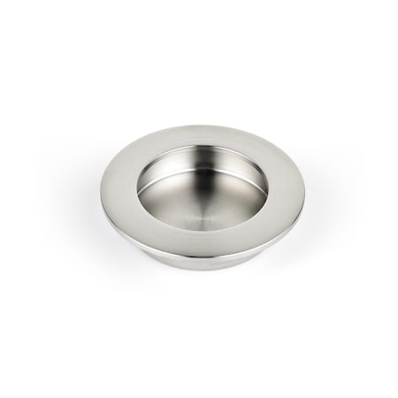Richelieu Brushed Nickel Contemporary Recessed Cabinet Pull 340279195