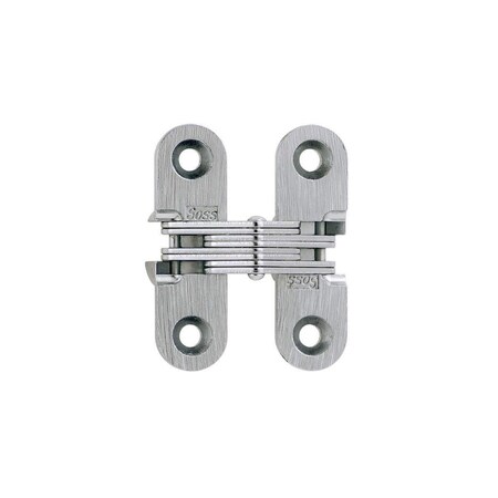 Richelieu 1 916inch 39 mm x 12inch 13 mm Full Mortise Concealed Hinge, Satin Chrome 420303145