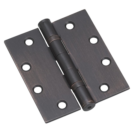Richelieu 4inch 102 mm Full Mortise Ball Bearing Butt Hinge, OilRubbed Bronze 4823ORBB