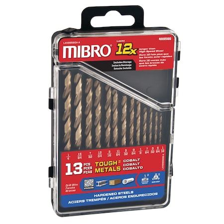 Richelieu (13-Piece) Cobalt Steel Drill Bit Set 499560