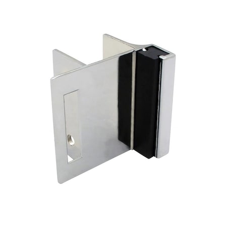 Richelieu 2 12inch 64 mm Strike and Keeper for Inswing Bathroom Partition Door, Chrome 51100140