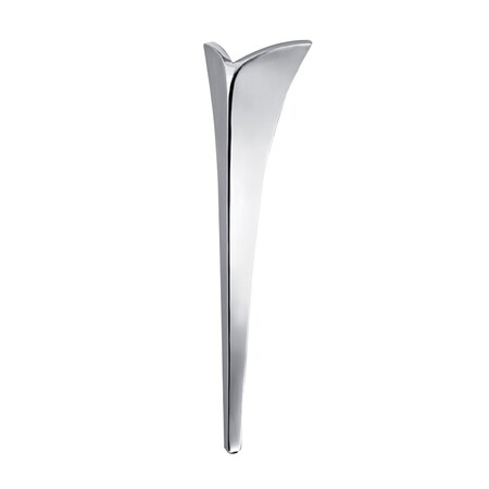 Richelieu Aluminum Table Leg, 14 3/4 in (375 mm), Polished Aluminum 5600310