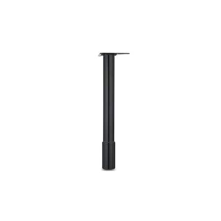 Richelieu Adjustable Table Leg, 22 1/2 in (570 mm), Black 61457090