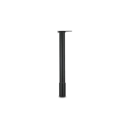 Richelieu Adjustable Table Leg, 25 5/8 in (650 mm), Black 61471090