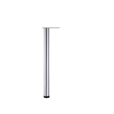 Richelieu Adjustable Bar Table Leg, 43 1/4 in (1100 mm), Chrome 615110140
