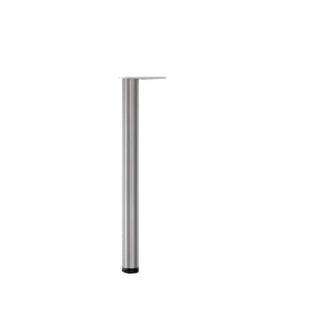 Richelieu Adjustable Bar Table Leg, 43 1/4 in (1100 mm), Brushed Nickel 615110175