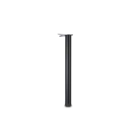 Richelieu Adjustable Table Leg, 27 1/2 in (700 mm), Black, PK 4 61571090