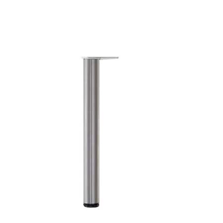 Richelieu Adjustable Table Leg, 40 1/8 in (1010 mm), Stainless Steel 620120170