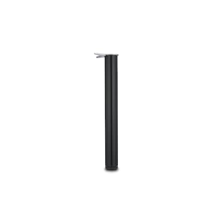 Richelieu Adjustable Table Leg, 28 in (710 mm), Black 62071090