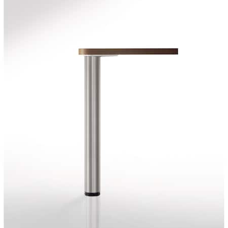 Richelieu Adjustable Table Leg, 34 1/4 in (870 mm), Brushed Nickel 620870175