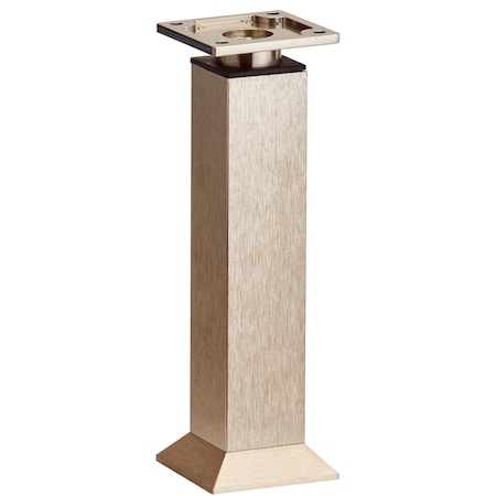 Richelieu Vintage Square Legs, 3 15/16 in (100 mm), Stainless Steel, Adjustable 64134100170