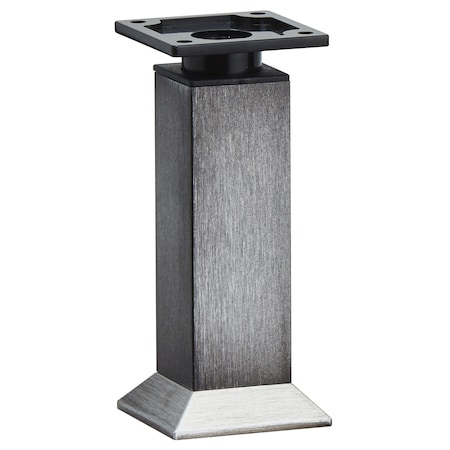 Richelieu Vintage Square Legs, 9 27/32 in (250 mm), Rustic Iron, Adjustable 64134250290