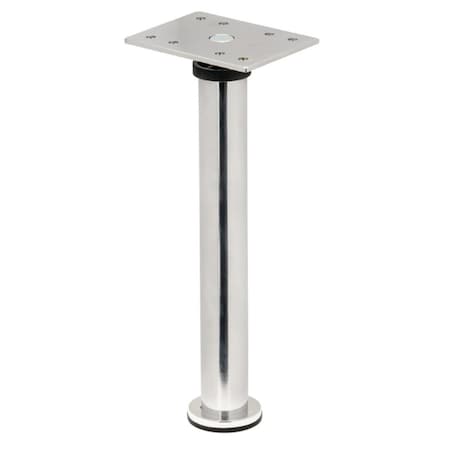 Richelieu BORSA - Adjustable Furniture Leg, 5 29/32 in (150 mm), Chrome 64217150140