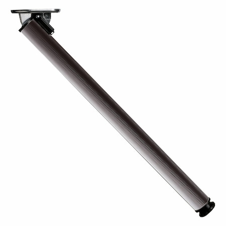Richelieu Folding Table Leg, 28 in (711 mm), Matte Black, Adjustable 65671090